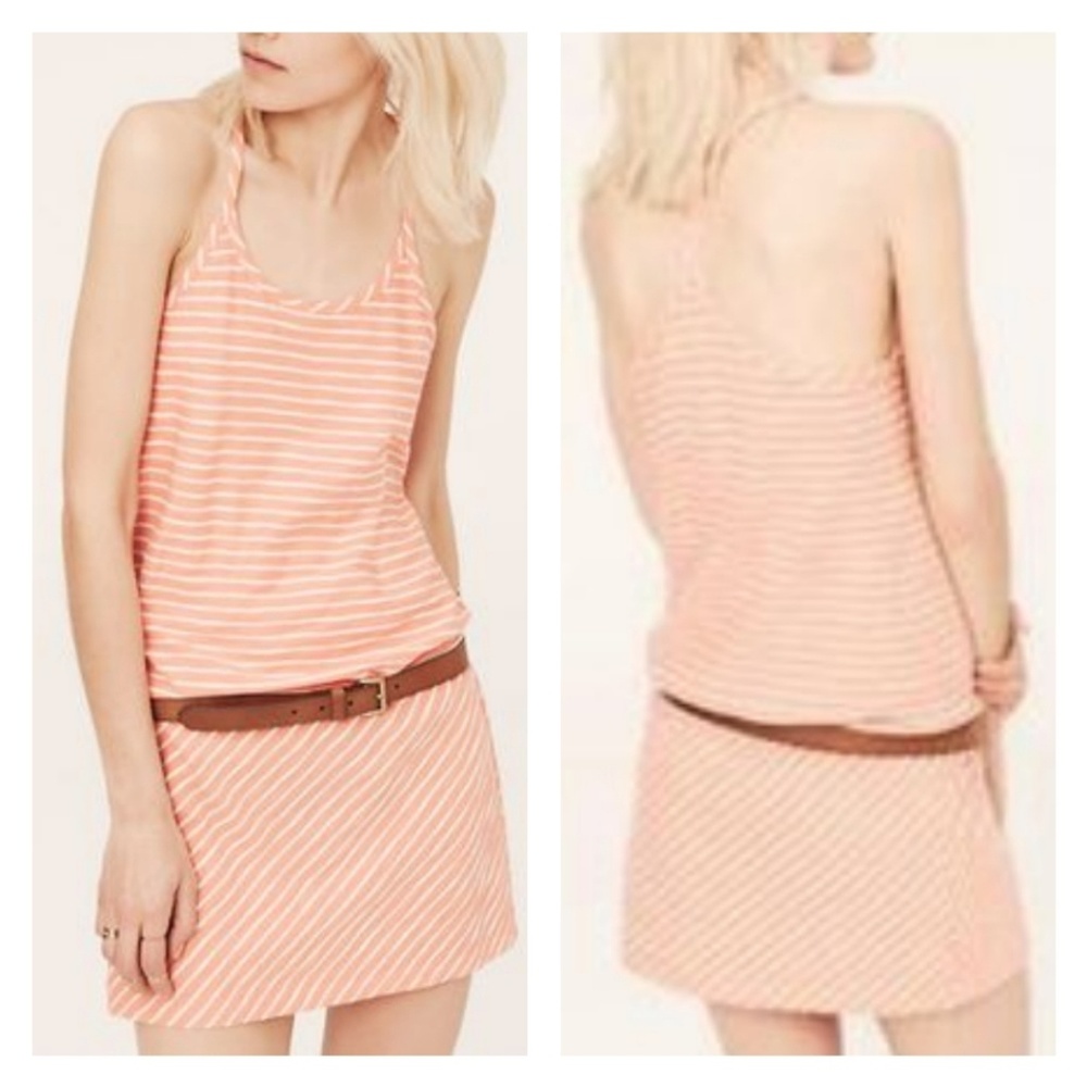 NWT Lou & Grey LOFT Orange Dress Size M - Picture 3 of 8